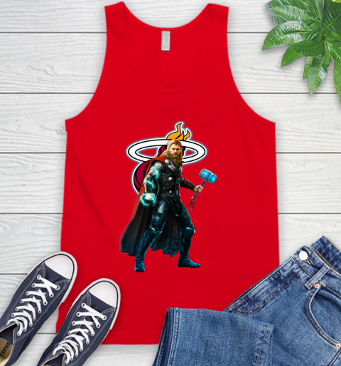 NBA Thor Avengers Endgame Basketball Miami Heat Tank Top 6