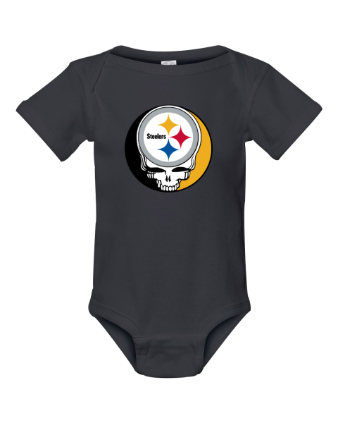 Pittsburgh Steelers x Grateful Dead Infant Baby Rib Bodysuit