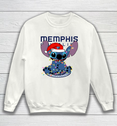 Memphis Grizzlies NBA noel stitch Basketball Christmas Sweatshirt