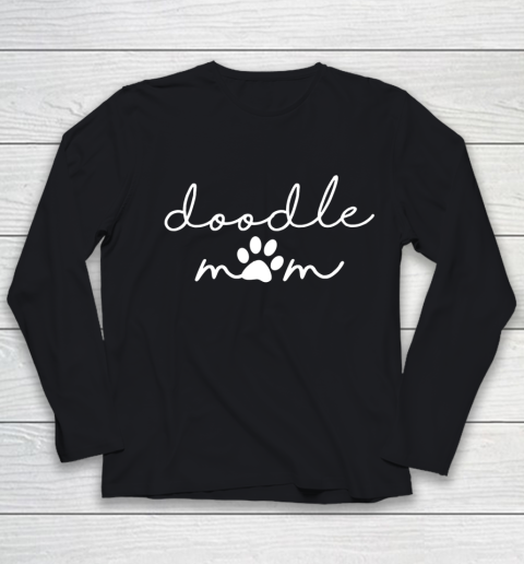 Dog Mom Shirt Doodle Mom T Shirt Cute Gift for Dog Lover Mothers Day Momma Youth Long Sleeve