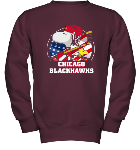 wyxn-chicago-blackhawks-ice-hockey-snoopy-and-woodstock-nhl-youth-sweatshirt-47-front-maroon-480px