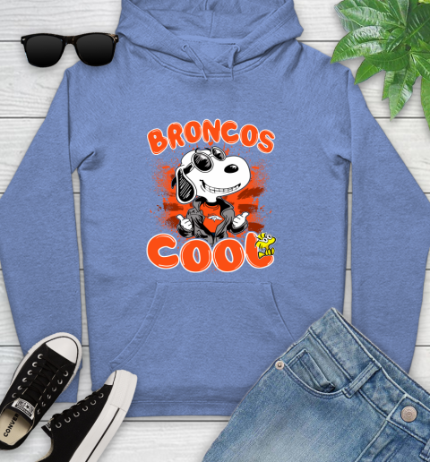 NFL Football Denver Broncos Cool Snoopy Shirt Youth Hoodie 11