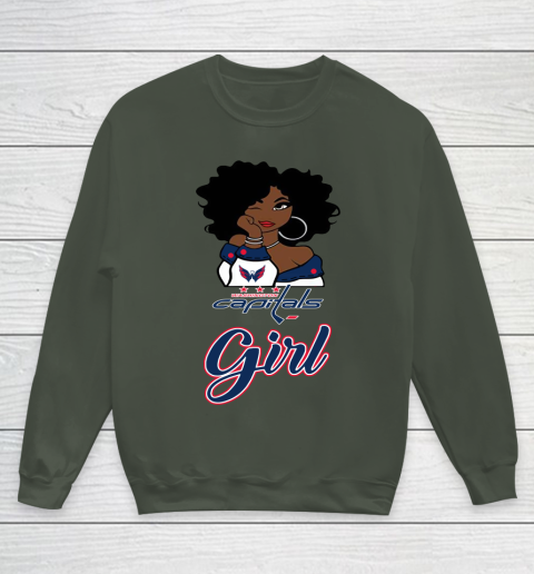 Washington Capitals Girl NHL Youth Sweatshirt 10