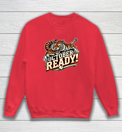 October Ready Baseball Tiger Fan Sweatshirt 6