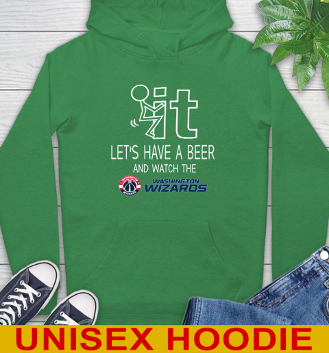 Washington Wizards Basketball NBA Let's Have A Beer And Watch Your Team Sports Hoodie 8