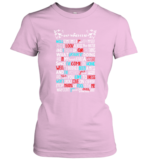 mn3r amy winehouse valerie song lyrics shirts ladies t shirt 20 front light pink
