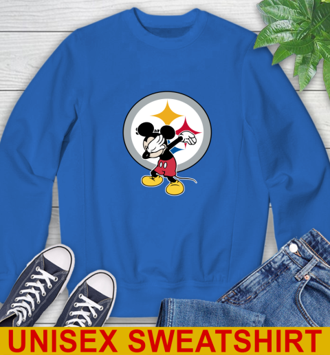 Pittsburgh Steelers NFL Football Dabbing Mickey Disney Sports Sweatshirt 9