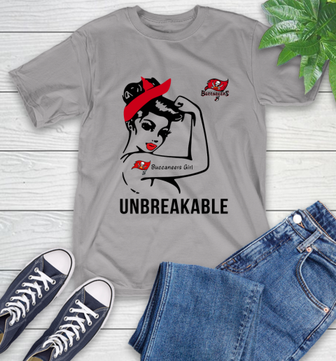 NFL Tampa Bay Buccaneers Girl Unbreakable Football Sports T-Shirt 4