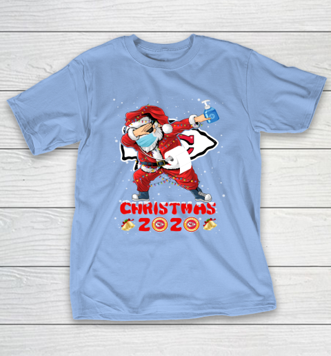 Kansas City Chiefs Funny Santa Claus Dabbing Christmas 2020 NFL T-Shirt 10