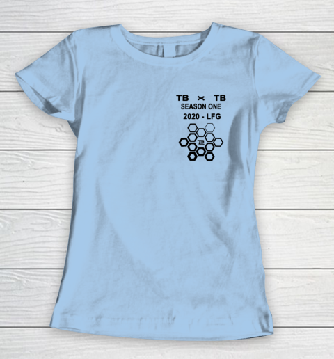 Tb X Tb Print In Front And Back Women's T-Shirt 4
