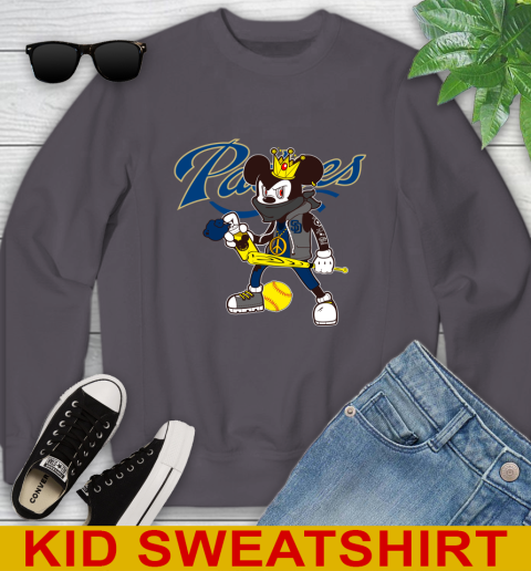 San Diego Padres MLB Baseball Mickey Peace Sign Sports Youth Sweatshirt 6