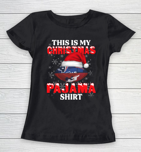 Houston Texans This Is My Christmas Pajama Shirt NFL Women's T-Shirt