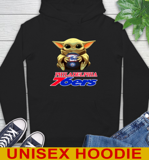 NBA Basketball Philadelphia 76ers Star Wars Baby Yoda Shirt 14