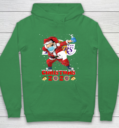 Los Angeles Lakers Funny Santa Claus Dabbing Christmas 2020 NBA Hoodie 5