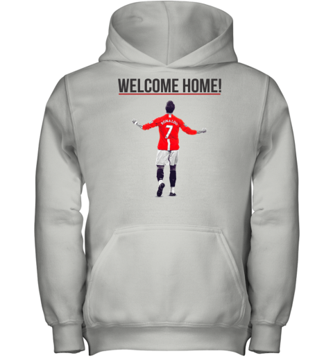 Welcome Home  Cristiano Ronaldo  Manchester United Youth Hoodie