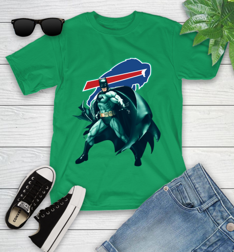 NFL Batman Football Sports Buffalo Bills Youth T-Shirt 6