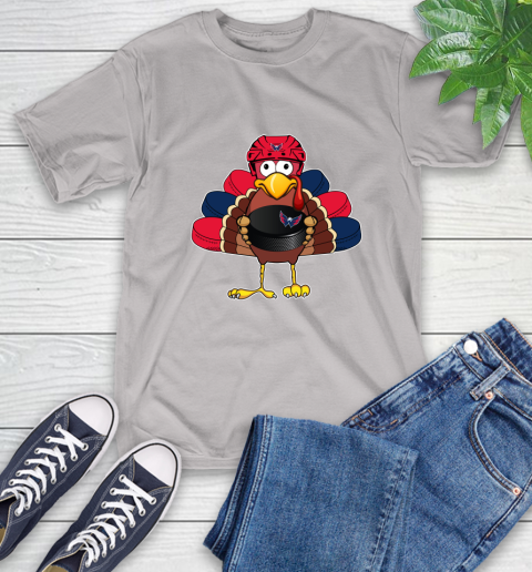 Washington Capitals Turkey Thanksgiving Day T-Shirt 12