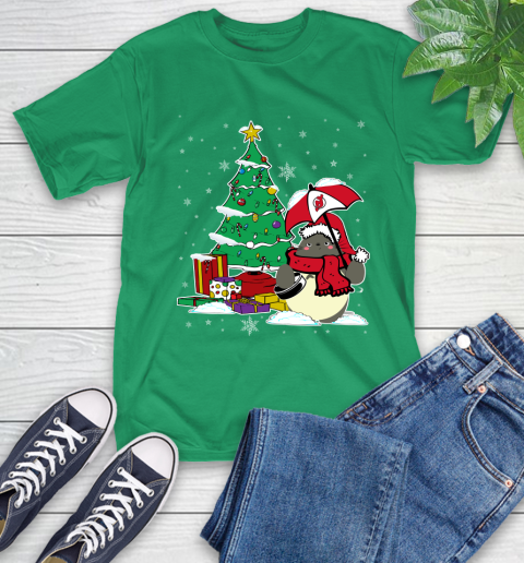 New Jersey Devils NHL Hockey Cute Tonari No Totoro Christmas Sports T-Shirt 7
