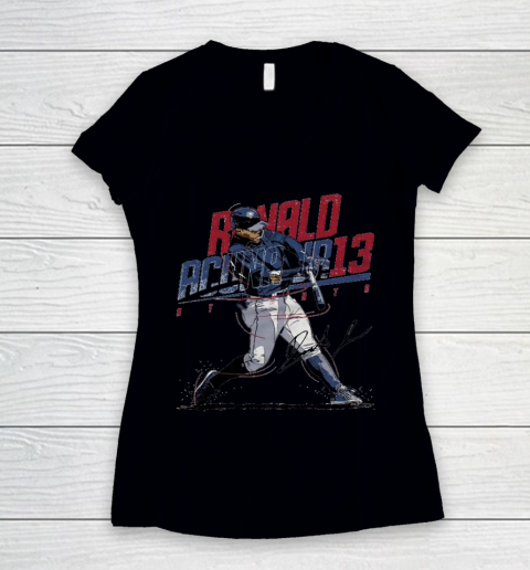 Ronald Acuna Jr 13 Women's V-Neck T-Shirt