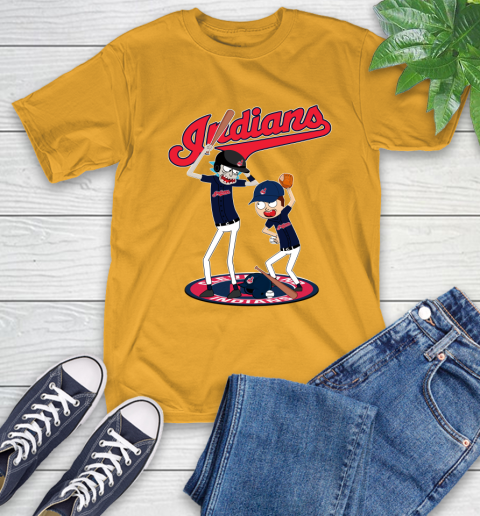 MLB Cleveland Indians Rick And Morty Baseball 3