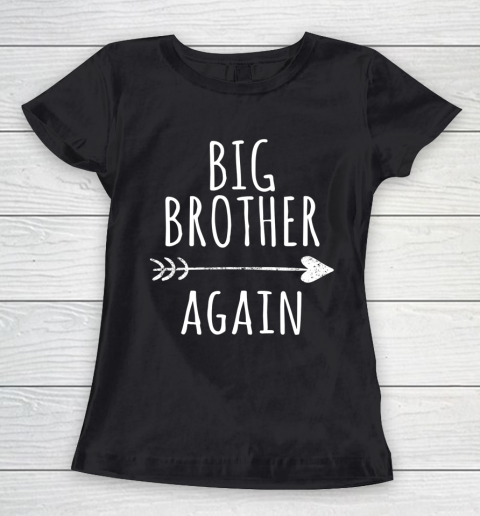 Big Brother Again for Boys with Arrow and Heart Women's T-Shirt