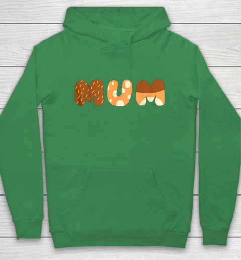 Bluey Mum for moms on Mother Day Chili Hoodie 5