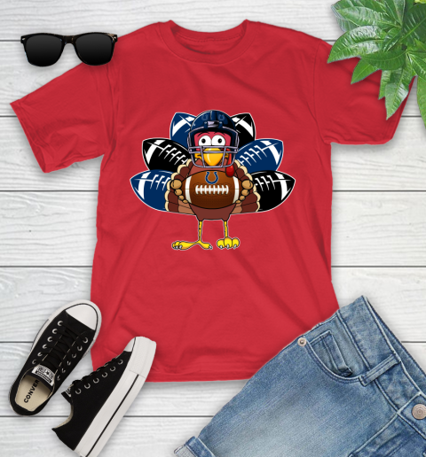 Indianapolis Colts Turkey Thanksgiving Day Youth T-Shirt 10