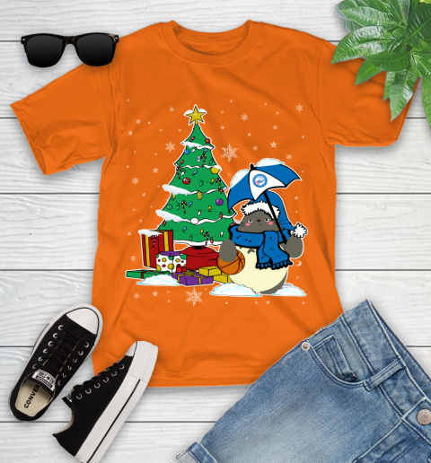 Philadelphia 76ers NBA Basketball Cute Tonari No Totoro Christmas Sports Youth T-Shirt 9