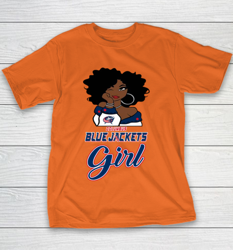 Columbus Blue Jackets Girl NHL Youth T-Shirt 7