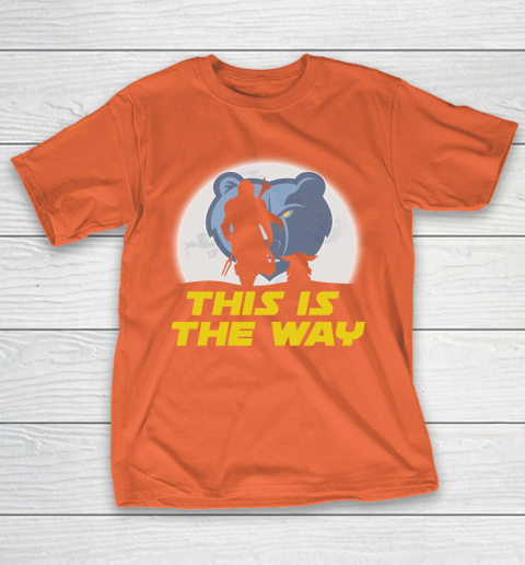 Memphis Grizzlies NBA Basketball Star Wars Yoda And Mandalorian This Is The Way T-Shirt 4