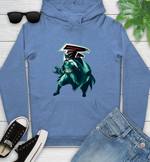 NFL Batman Football Sports Atlanta Falcons Youth Hoodie 12