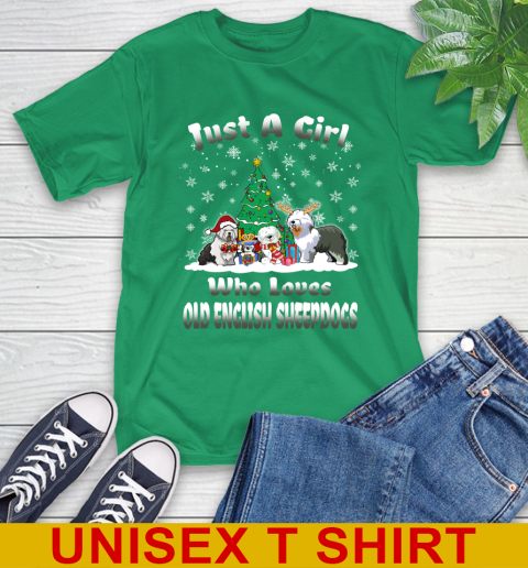 Christmas Just a girl who love old english sheepdogs dog pet lover 7