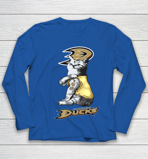 NHL My Cat Loves Anaheim Ducks Hockey Youth Long Sleeve 7