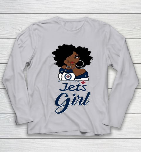 Winnipeg Jets Girl NHL Youth Long Sleeve 5