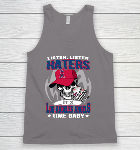 Listen Haters It is ANGELS Time Baby MLB Tank Top 6