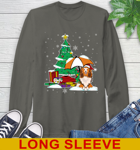 Sheltie Christmas Dog Lovers Shirts 205