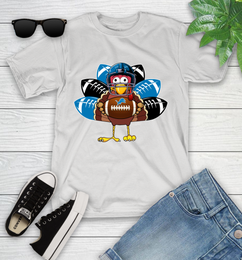 Detroit Lions Turkey Thanksgiving Day Youth T-Shirt