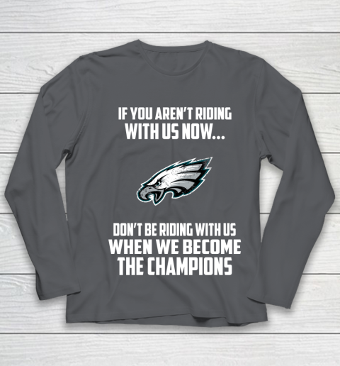 NFL Philadelphia Eagles Football We Become The Champions Youth Long Sleeve 6