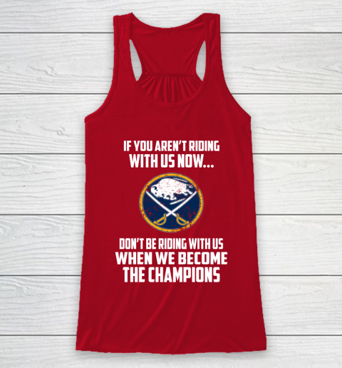 NHL Buffalo Sabres Hockey We Become The Champions Racerback Tank 4