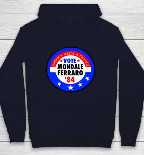 Walter Mondale and Geraldine Ferraro Campaign Button Youth Hoodie 2