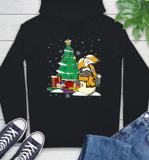Pittsburgh Steelers NFL Football Cute Tonari No Totoro Christmas Sports Hoodie