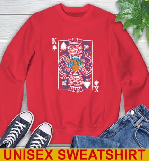 New York Knicks NBA Basketball The King Of Spades Death Cards Shirt Sweatshirt 12