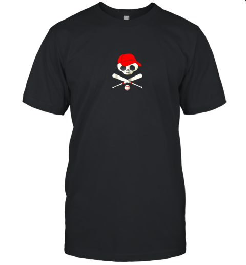 Baseball Jolly Roger Pirate T-Shirt
