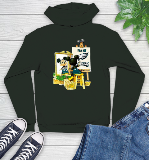 NFL Football Philadelphia Eagles Mickey Drawing Shirt 134