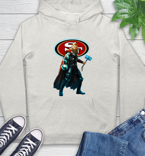 NFL Thor Avengers Endgame Football San Francisco 49ers Hoodie 12