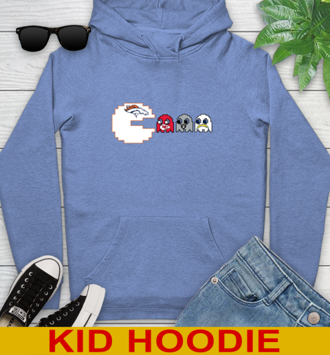 Denver Broncos NFL Football Pac Man Champion Youth Hoodie 12