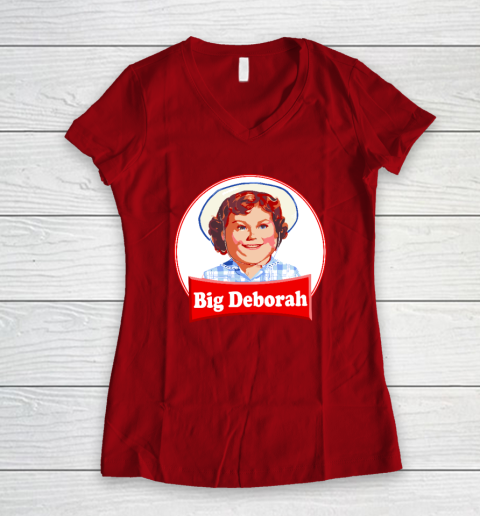 Big Deborah Women's V-Neck T-Shirt 6