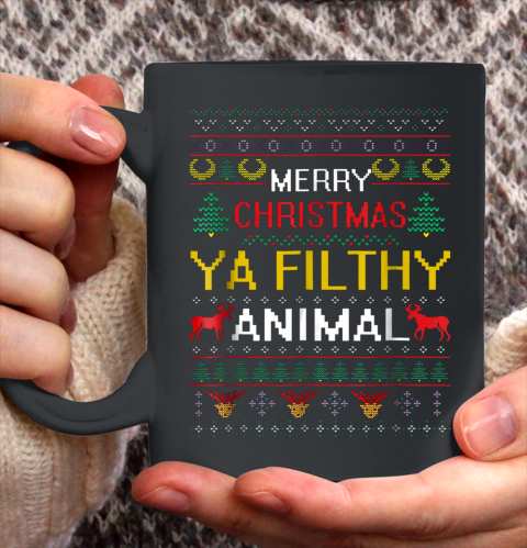 Filthy Animal Ya Merry Christmas Ugly Ceramic Mug 11oz