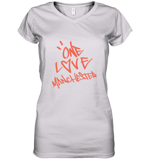 Ariana Grande One Love Manchester Women's V-Neck T-Shirt