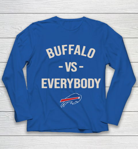 Buffalo Bills Vs Everybody Youth Long Sleeve 7